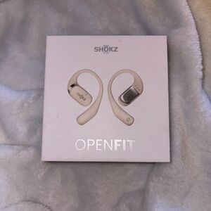 Shokz OpenFit Bone Conduction Earbuds - Beige